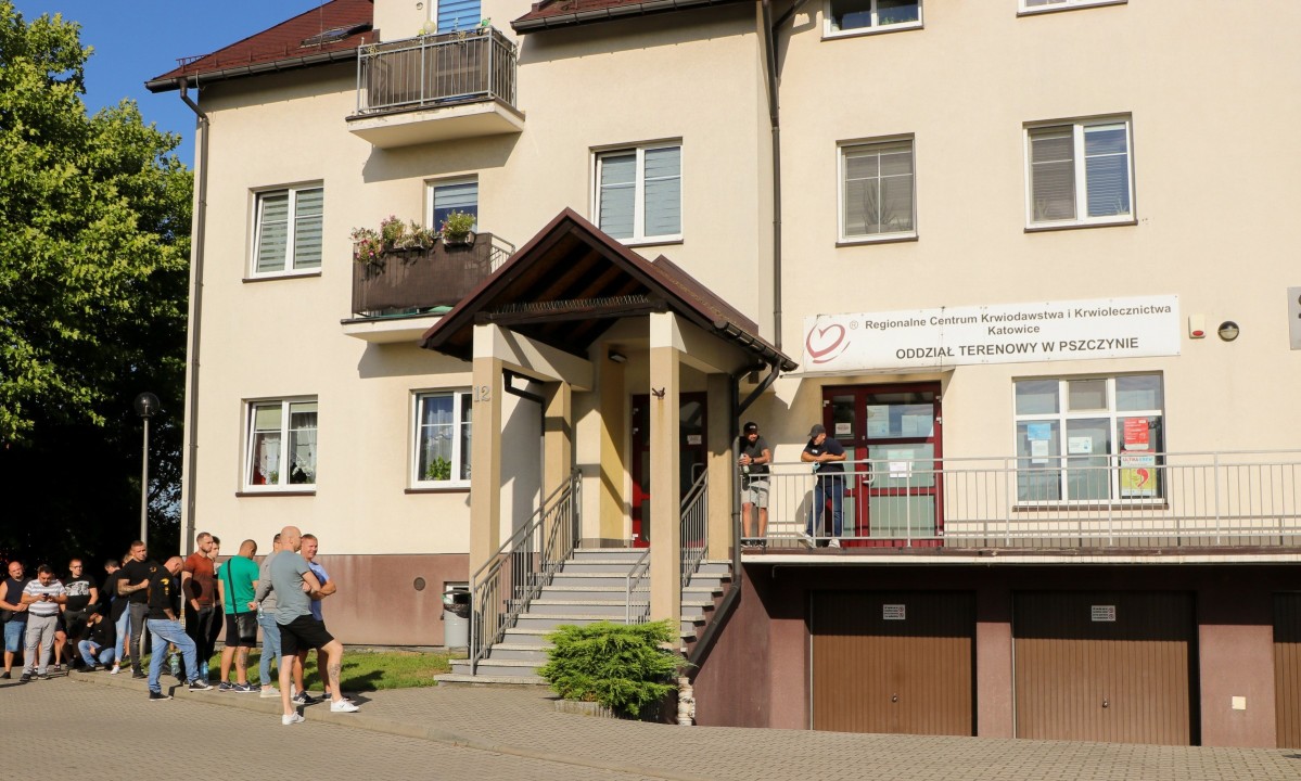 budynek regionalnego centrum krwiodawstwa w pszczynie