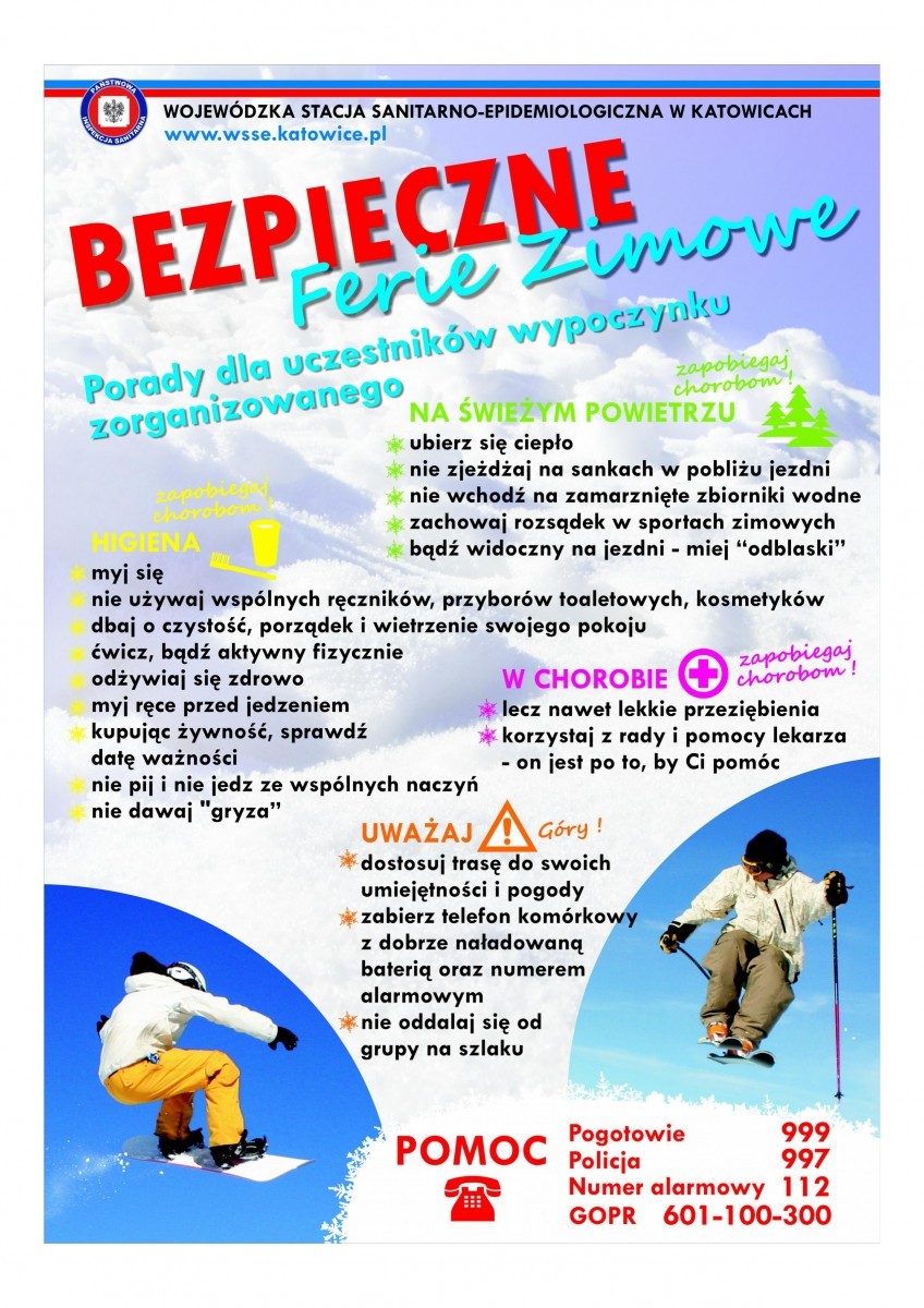 bezpieczne ferie 2020
