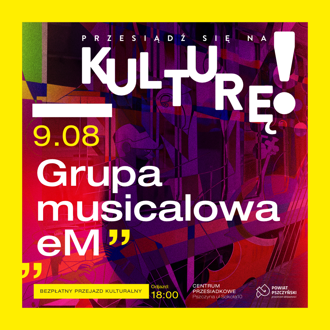plakat z informacjami o koncercie